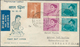 Indien: 1948-1980's: More Than 500 Covers, Postcards And Postal Stationery Items, Most Of Them Used, - 1852 Provincia De Sind