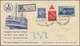 Delcampe - Israel: 1949/1970 (ca.), SHIP MAIL/NAVAL SLOGAN POSTMARKS/PAQUEBOT/CACHETED ENVELOPES/PICTORIAL STAT - Cartas & Documentos