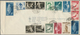 Japan: 1930/65, Covers (28), Used Stationery/FDC (2) And On Piece (2) With Postmarks Of Imperial Hot - Usados