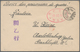 Delcampe - Lagerpost Tsingtau: Narashino, 1915/19, Eight Items: Money Letter Envelope Insured For Y.5.54 Send B - Chine (bureaux)