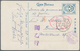Delcampe - Lagerpost Tsingtau: Narashino, 1915/19, Nine Items: Money Letter Envelope Insured For 100 Y. Send By - China (oficinas)