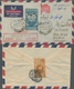Delcampe - Jemen: 1940-70, Album Containing Early Covers And Cards Few Scarce Postal Stationerys, FDC, Scarce C - Yémen