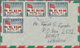 Jemen: 1953/1958, Lot Of 21 Covers Mainly To Destinations Abroad (Lebanon, USA, Jordan) Incl. Regist - Yémen