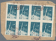 Delcampe - Korea-Nord: 1952/63 (ca.), Cut-outs From Commercial Mail To Sweden Inc. Front Or Part-front Covers ( - Corée Du Nord