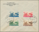 Libanon: 1939/1954, Group Of Five Better Covers, E.g. 1939 1st Flight Beyrouth-Athens-Warsaw, 1944 M - Líbano