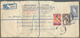 Malaiischer Bund: 1959/1960, Group Of Four Uprated Registered Stationery Envelopes 30c. Ultramarine, - Fédération De Malaya