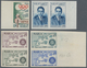 Marokko: 1955/1965, U/m Accumulation Of Apprx. 228 IMPERFORATE Stamps Incl. A Few Colour Proofs, The - Lettres & Documents