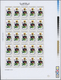 Marokko: 1975/1980, U/m Collection Of 24 IMPERFORATE Complete Sheets, Each Uncut With PRINTER'S MARK - Cartas & Documentos