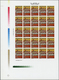 Marokko: 1977/1980, U/m Collection Of 27 Different IMPERFORATE Sheets (=750 Imperforate Stamps), All - Cartas & Documentos