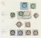 Mexiko: 1867/1868, Guadalajara Provisionals, Mint And Used Assortment Of 18 Stamps Incl. One On Piec - Mexique