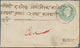 Nepal: 1880's-1980's, Group Of Ten Covers And Postal Stationery Items Including Three "Horse" P/s Ca - Népal