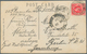 Nigeria: 189371912, Lot Of Nine Comercial Items: Stationery Registered-covers, 1897 Niger-coast, Red - Nigeria (...-1960)