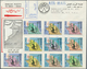 Oman: 1969/1971, "State Of Oman", Private Issue Of Exile Government, Lot Of Eight Covers, Thereof Si - Omán