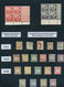 Palästina: 1918-28 Collection Of Mint And Used Stamps From 1st Issues (ultramarine) With Pictorial S - Palestina