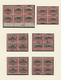 Paraguay: 1908/1909, Revaluation Overprints, Specialised Collection Of 108 Stamps (incl. Units) Neat - Paraguay