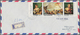 Ras Al Khaima: 1969/1970, Christmas/Easter/Paintings, Group Of Eight Registered Airmail Covers To US - Ras Al-Khaima