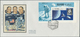 Ras Al Khaima: 1969/1970, Space/Apollo, Group Of Eight Cacheted Envelopes Incl. Six Souvenir Sheets. - Ras Al-Khaima