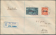 Samoa: 1916-20: Six Registered Covers From Apia To Germany, Switzerland And U.S.A. With Various Fran - Samoa