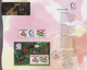 Delcampe - Singapur: 1991/1995, Stamp Exhibition SINGAPORE '95 ("Orchids"), Lot Of 88 Presentation Folders With - Singapour (...-1959)