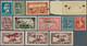 Syrien: 1920-80, Collection Alaouties On Album Pages Mint And Used, Mint Block Of 25 0,5 P. On 0,1 P - Siria