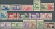 Delcampe - Syrien: 1949/1957, U/m Collection Of 16 IMPERFORATE Issues (=69 Stamps): Michel Nos. 586/16, 627/40, - Siria