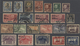 Delcampe - Thailand: 1883/1980, Mostly Used On Large Stockcards (from 1950 In Envelopes), Appr. 550 Copies, Inc - Thaïlande