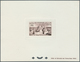 Delcampe - Tunesien: 1956, Definitves "Tourism" (Views O Tunisia), 50c. To 75fr., Set Of 17 Epreuve De Luxe And - Lettres & Documents