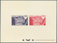 Delcampe - Tunesien: 1956, Definitves "Tourism" (Views O Tunisia), 50c. To 75fr., Set Of 17 Epreuve De Luxe And - Lettres & Documents