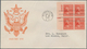 Delcampe - Vereinigte Staaten Von Amerika: 1941/1942: 116 Good FDC, Many Plate Blocks, All FDC Are With Borders - Lettres & Documents
