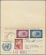 Vereinte Nationen - New York: 1957-59, 24 Postcards With Paid Reply, Both Parts Complete Used To Ita - Autres & Non Classés