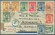 Südamerika: 1875/1970, Lot Of Ca. 250 Letters And Postal Stationery, I.a. Peru 10 C 1875 On Folded L - Autres - Amérique