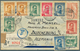 Südamerika: 1875/1970, Lot Of Ca. 250 Letters And Postal Stationery, I.a. Peru 10 C 1875 On Folded L - Otros - América