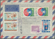 Delcampe - Asien: 1901/58, Covers/stationery Used (8) Inc. China, Siam, HK, Korea. Inc. German Currency Control - Autres - Asie