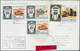 Asien: 1964/1997, Gulf States/Arabian Peninsula, Assortment Of 32 Covers/cards, Comprising E.g. Qata - Autres - Asie