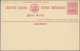 Britische Kolonien: 1880/1905, Interesting Accumulation Of Unused Stationery Cards From Antigua To T - Otros & Sin Clasificación