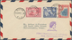 Flugpost Übersee: 1929/1941, British Colonies, Group Of 13 Airmail Covers/cards, E.g. Two Covers "LA - Autres & Non Classés