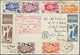 Flugpost Alle Welt: 1920's-1940's Ca.: Group Of 16 AIRMAIL Covers From Belgian Congo, Curacao, Colom - Otros & Sin Clasificación