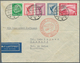Delcampe - Flugpost Alle Welt: 1928/1946, Lot Of Nine Airmail Covers/cards, E.g. Hongkong, Dutch Indies, Three - Andere & Zonder Classificatie