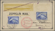 Zeppelinpost Deutschland: 19912-1939, Zwei Alben Mit Annähernd 100 Briefen Und Karten, Dabei Einige - Correo Aéreo & Zeppelin