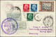 Delcampe - Zeppelinpost Europa: 1933, ITALY TRIP LZ 127, Group Of 13 Covers/cards Franked With Italian (12) And - Autres - Europe