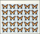 Thematik: Tiere-Schmetterlinge / Animals-butterflies: 1972. Sharjah. Progressive Proof (6 Phases) In - Papillons