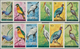 Thematik: Tiere-Vögel / Animals-birds: 1965, BURUNDI: Birds Complete IMPERFORATE Set Of 15 In A Lot - Autres & Non Classés