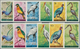 Thematik: Tiere-Vögel / Animals-birds: 1965, BURUNDI: Birds Complete IMPERFORATE Set Of 15 In A Lot - Otros & Sin Clasificación