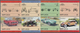 Thematik: Verkehr-Auto / Traffic-car: 1984, ST. LUCIA: Cars Se-tenant Complete Set Of 16 With Panhar - Coches