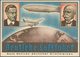 Delcampe - Thematik: Zeppelin / Zeppelin: 1909/1940, Saubere Partie Von 16 Privatganzsachen (15 Dt.Reich, 1 Bay - Zeppelins