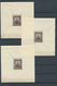 Belgien: 1936, Lot Of Souvenir Sheets: Borgerhout Sheet Six U/m Copies (one With Postmark In Margin) - Autres & Non Classés