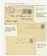 Belgien - Ganzsachen: 1870/1960: Specialised Collection Of Well Over 350 Envelopes And Postcards Wit - Otros & Sin Clasificación
