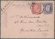 Belgien - Ganzsachen: 1883/1912, Letter Card 25c. Blue On Rose, Line Perforation, Specialised Collec - Otros & Sin Clasificación