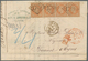 Delcampe - Frankreich: 1865/1872, Lot Of Eight Lettersheets With Napoloen And Ceres Frankings To Brazil/Argenti - Autres & Non Classés