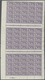 Frankreich: 1925, MERSON, 3fr. Violet/blue, Complete Sheet Of 75 Stamps (multiple Foldings), Unmount - Autres & Non Classés